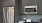 Built in microwave and stainless steel fridge